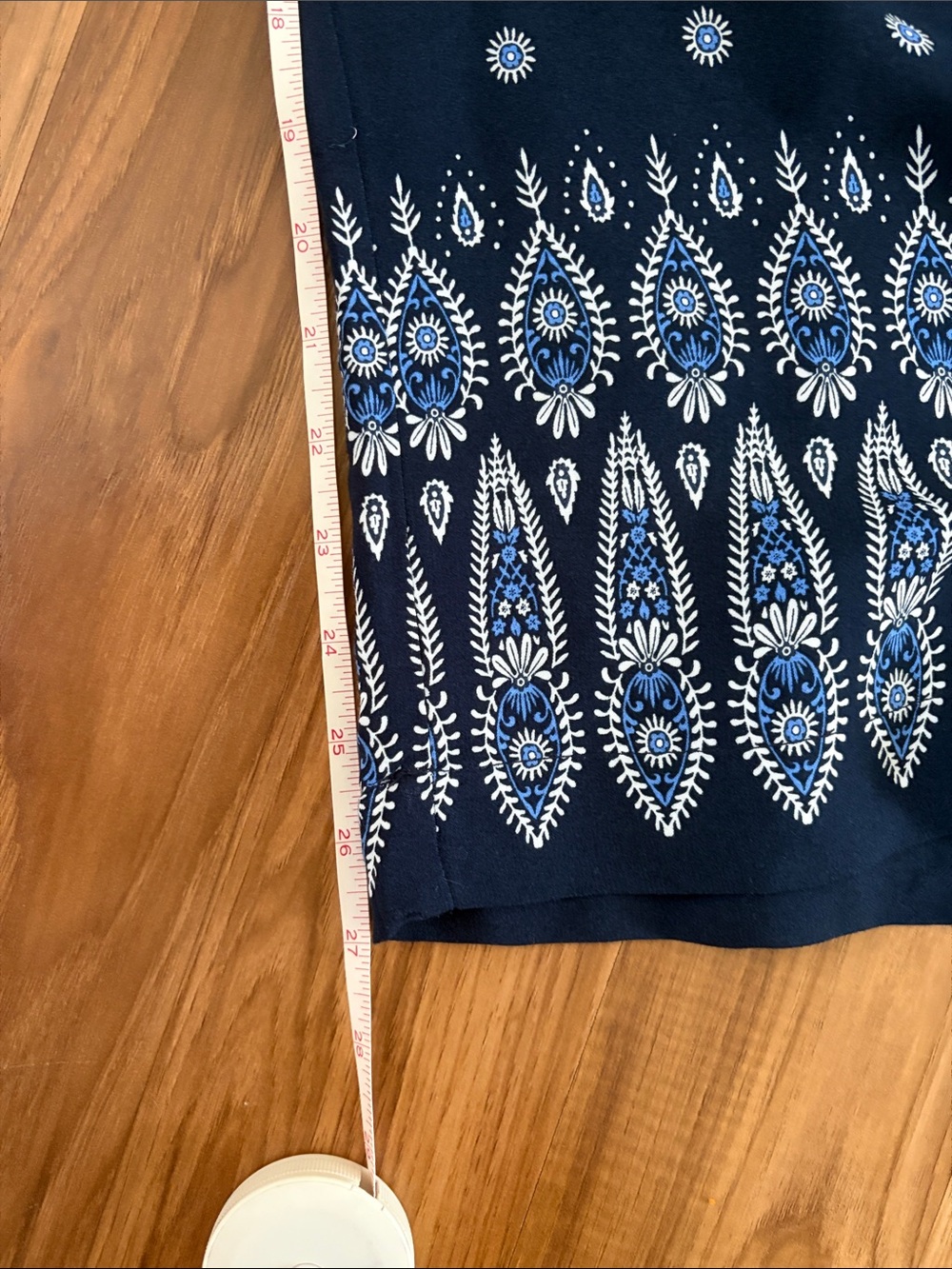 LOFT Fluid Pants with mosaic print wide leg - Picture 10 of 10